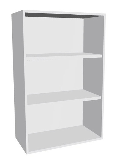 Aufsatz-Schrankregal 3  Ordnerhöhen 600mm breit Serie dataline