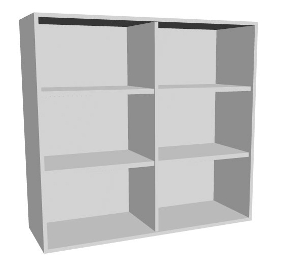 Aufsatz-Schrankregal 3  Ordnerhöhen 1200mm breit Serie dataline