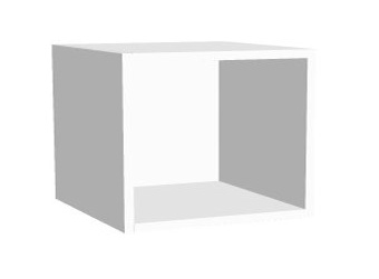Aufsatz-Schrankregal 1 Ordnerhöhe 500mm breit Serie dataline