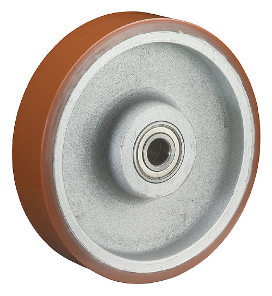 018-0294-00-schwerlast-rad-polyurethan-bs-rollen Schwerlast-Einzelrad mit Polyurethan-Bandage