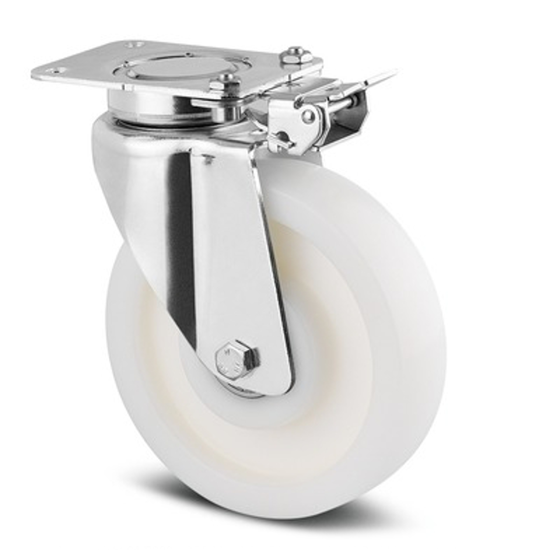 Tente Kunststoff-Lenkrolle mit Feststeller