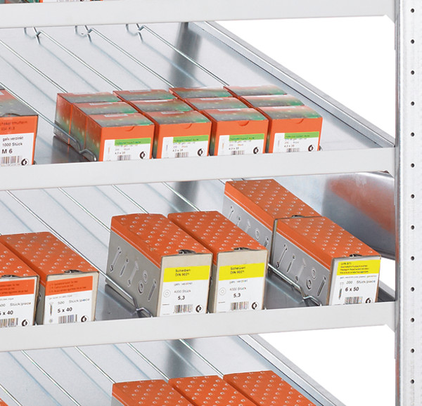 114-0979j8G2320qrFmvM Stahlblech-Seitenführung für Kanban-Regale S25-STS