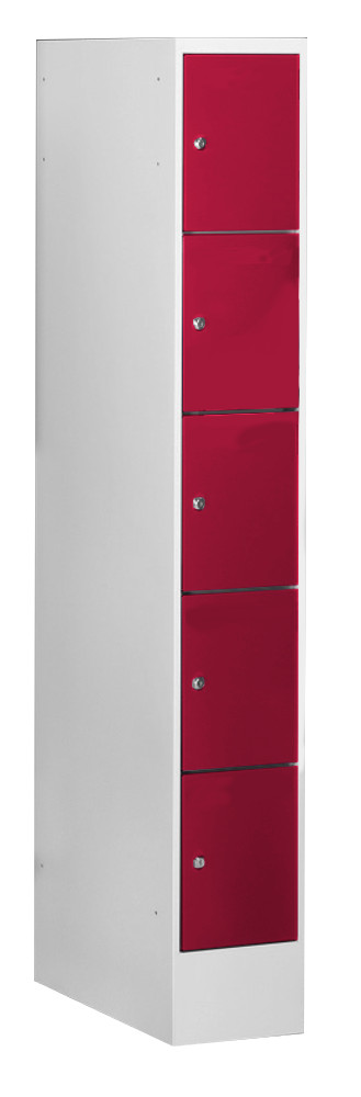 308-0102-21 METAN Stahl-Schließfachschrank, 5 Fächer
