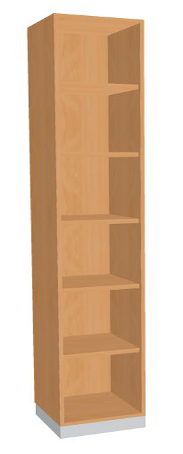 204-0086-76VKFWE9D3duC1M Schrankregal 6 Fächer 600mm breit Serie dataline