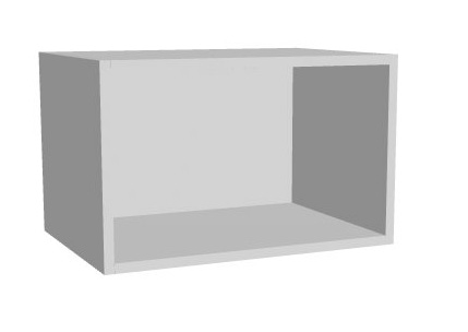 Aufsatz-Schrankregal 1 Ordnerhöhe 600mm breit Serie dataline