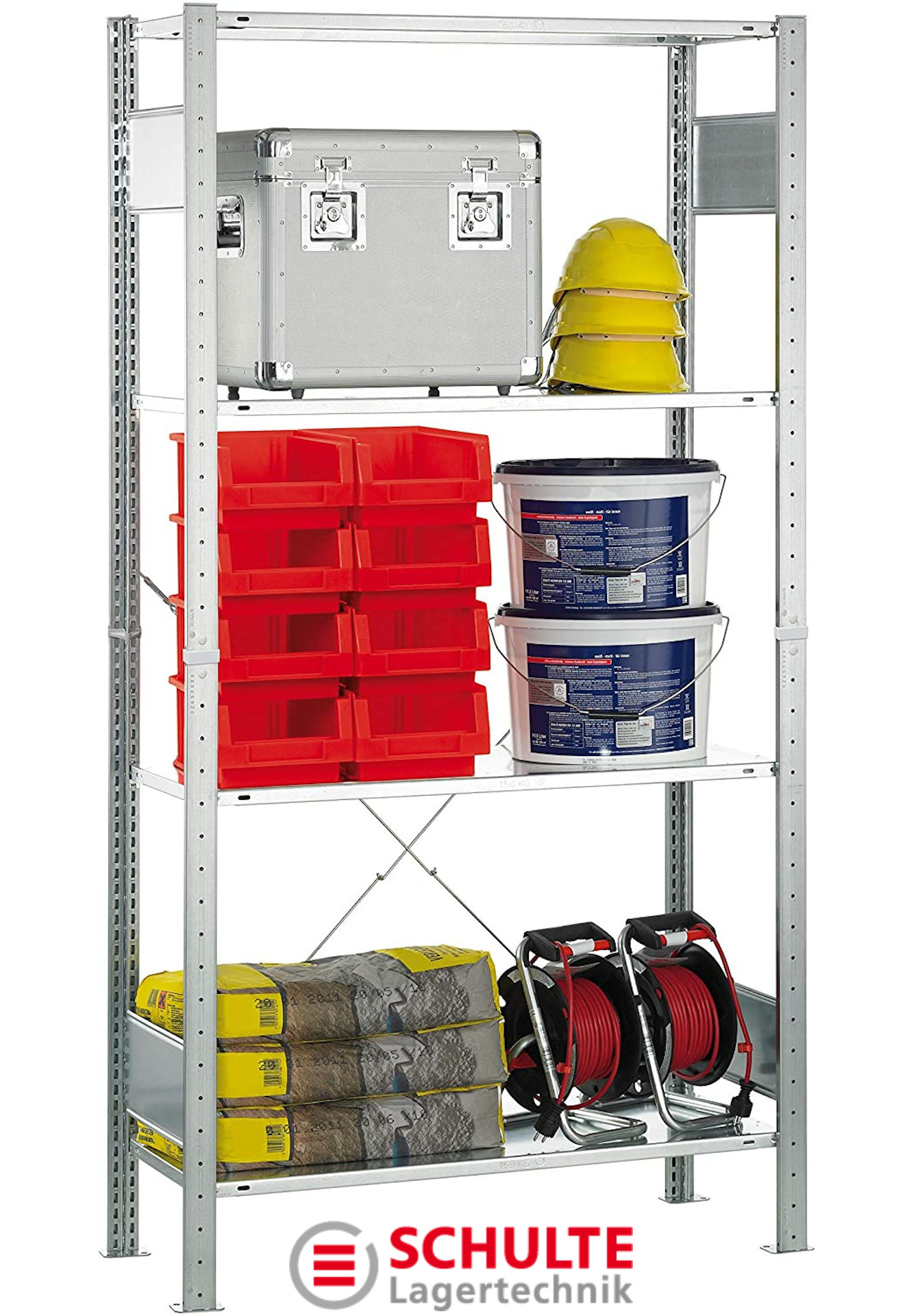 114-2955_F_A Schulte Lager-Regal Set-1, Serie S25-STD