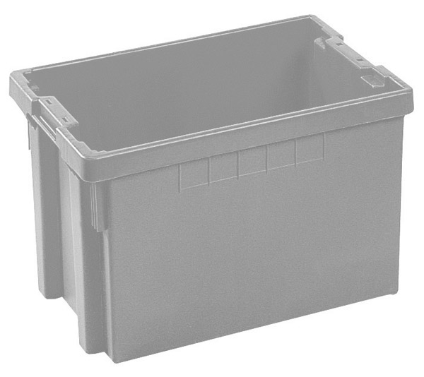 Dreh-Stapelkasten, Wände und Boden geschlossen, Inhalt 65 Liter
