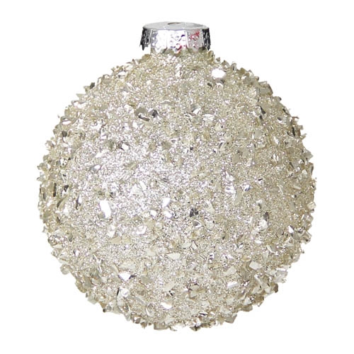 821-5123-5124 Kaheku Baumkugel Soleto silber in 2 Größen