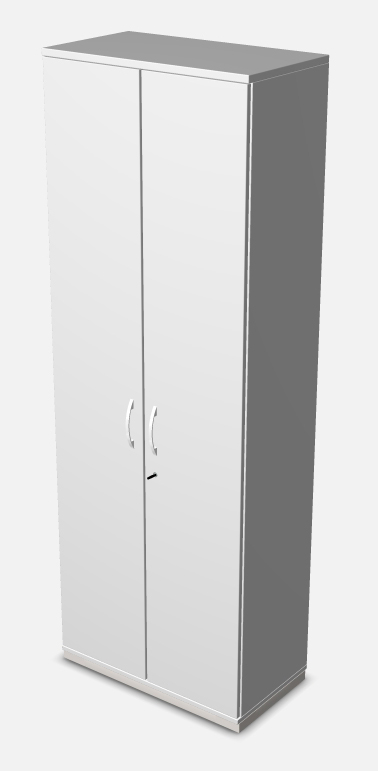 Flügeltürenschrank mit 5 Fachböden
