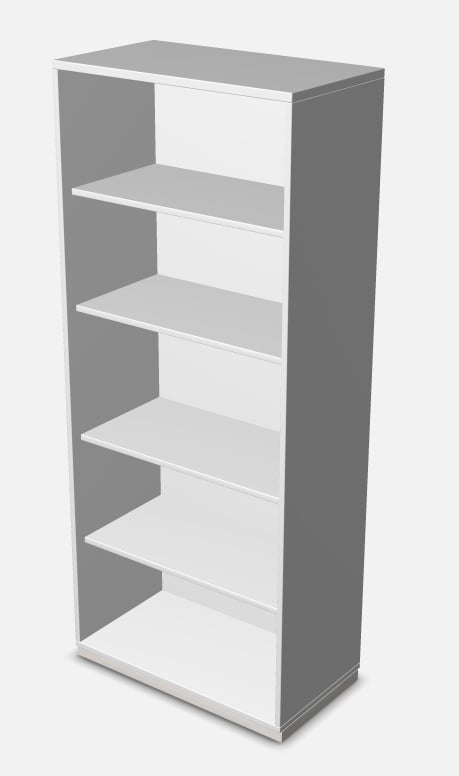 337-0152-10XTV692cV82IkI Schrankregal mit 4 Fachböden B800xT441xH1909mm