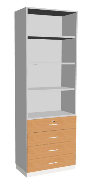 Kombischrank-18 Breite 800mm Serie dataline