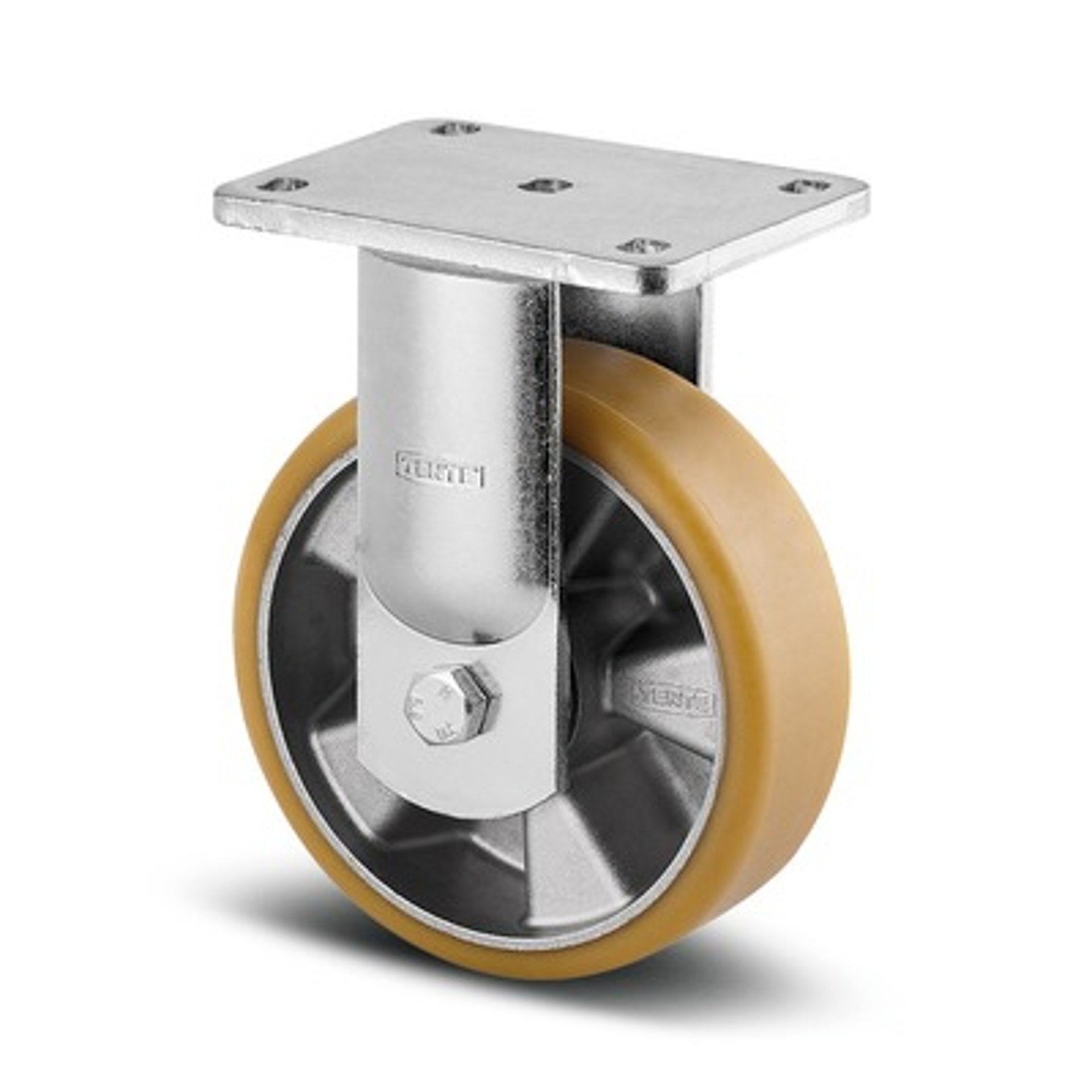 Tente Bockrolle Ø 200 x 50mm breit mit Platte