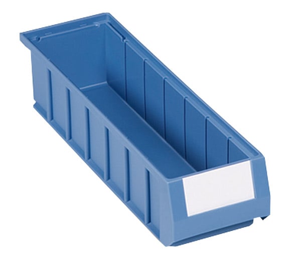 105-0437 Regalkästen Typ 4-E inkl. Etiketten, blau, je 2,7 l Inhalt VE = 16