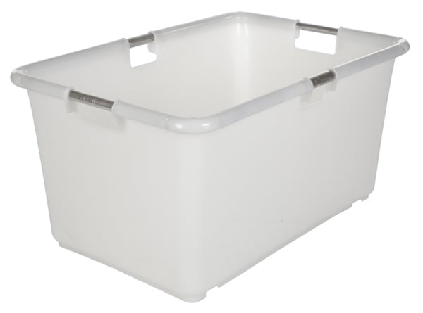 648-0019 Kunststoff-Wanne, natur, 830x570x400 mm hoch, Inhalt 106 Liter