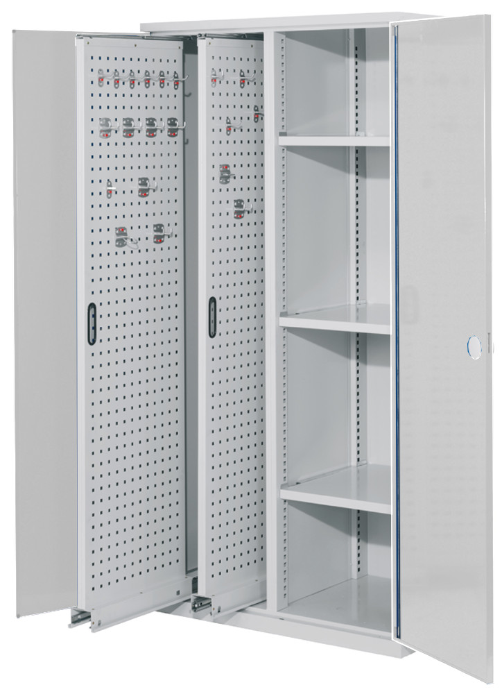 329-0121-3356d00155af4e0 Vertikalschrank Typ 80, lichtgrau