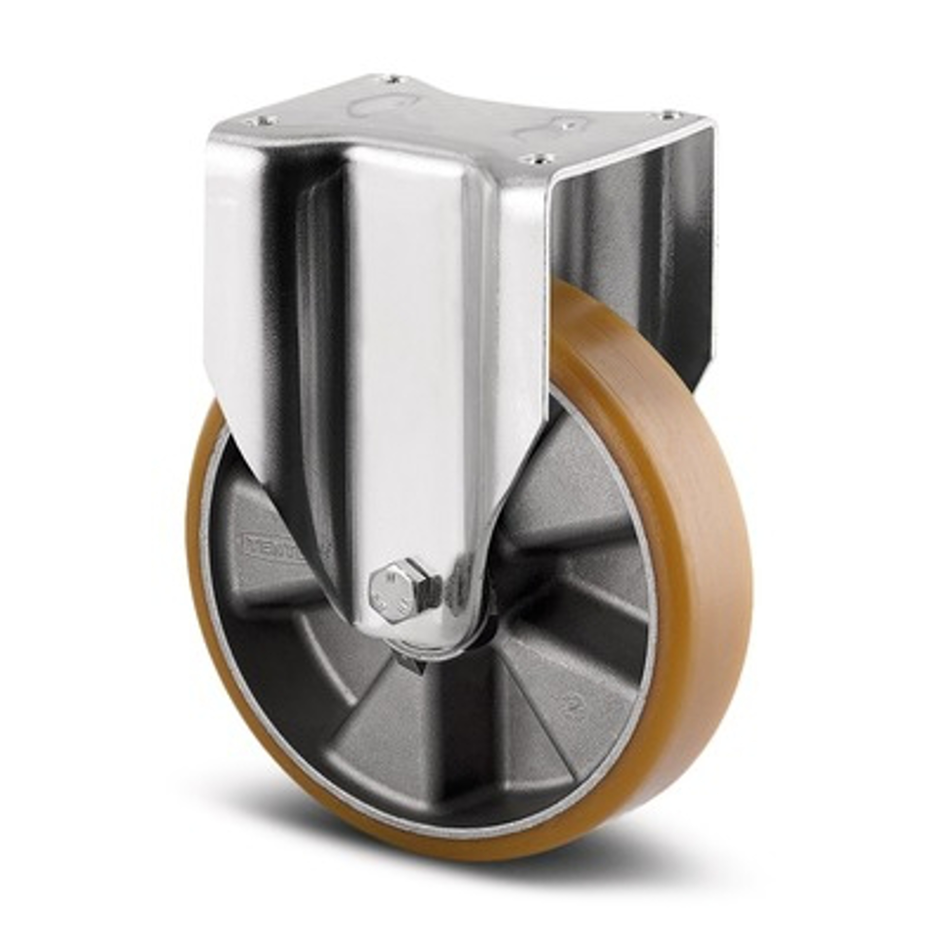 016-0437 Bockrolle Ø 200 x 50mm breit mit Platte