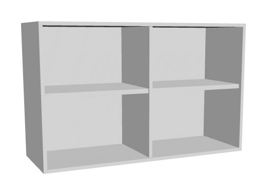 Aufsatz-Schrankregal 2  Ordnerhöhen 1200mm breit Serie dataline