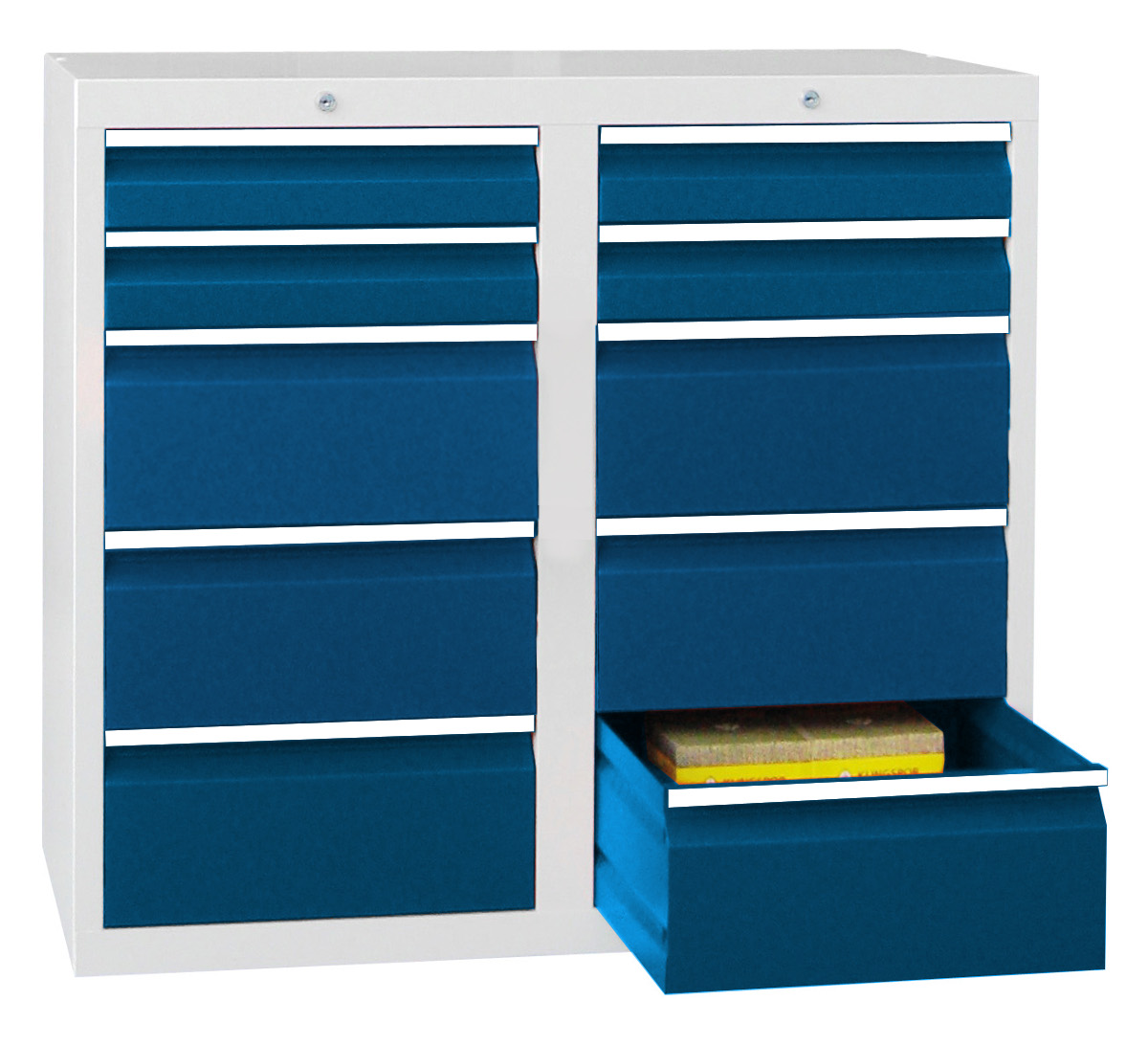 Schubladenschrank, 10 Schubladen, Serie 501-10