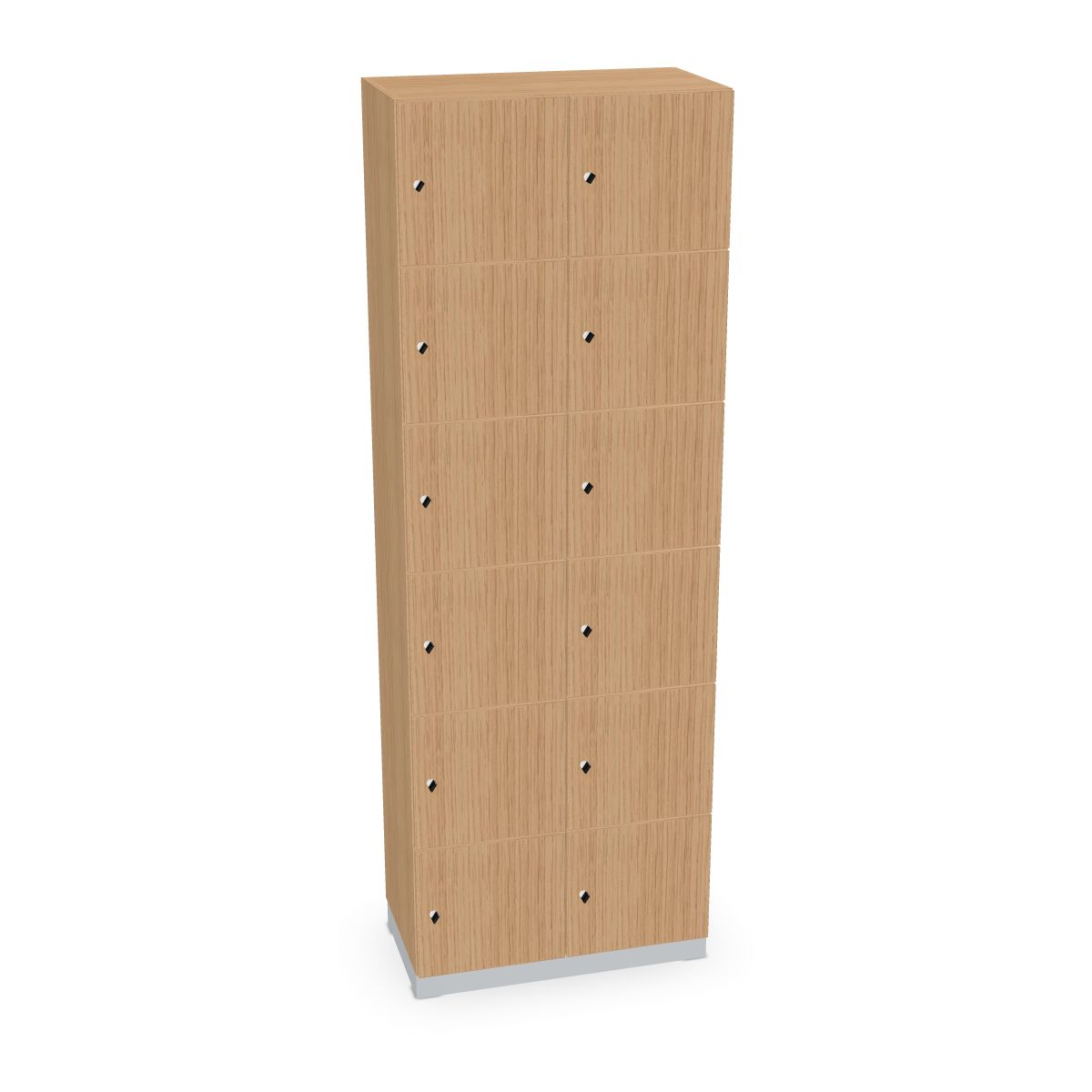 Schließfachschrank 12 Fächer 800mm breit Serie dataline