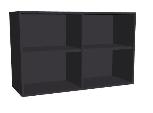 Aufsatz-Schrankregal 2  Ordnerhöhen 1200mm breit Serie dataline