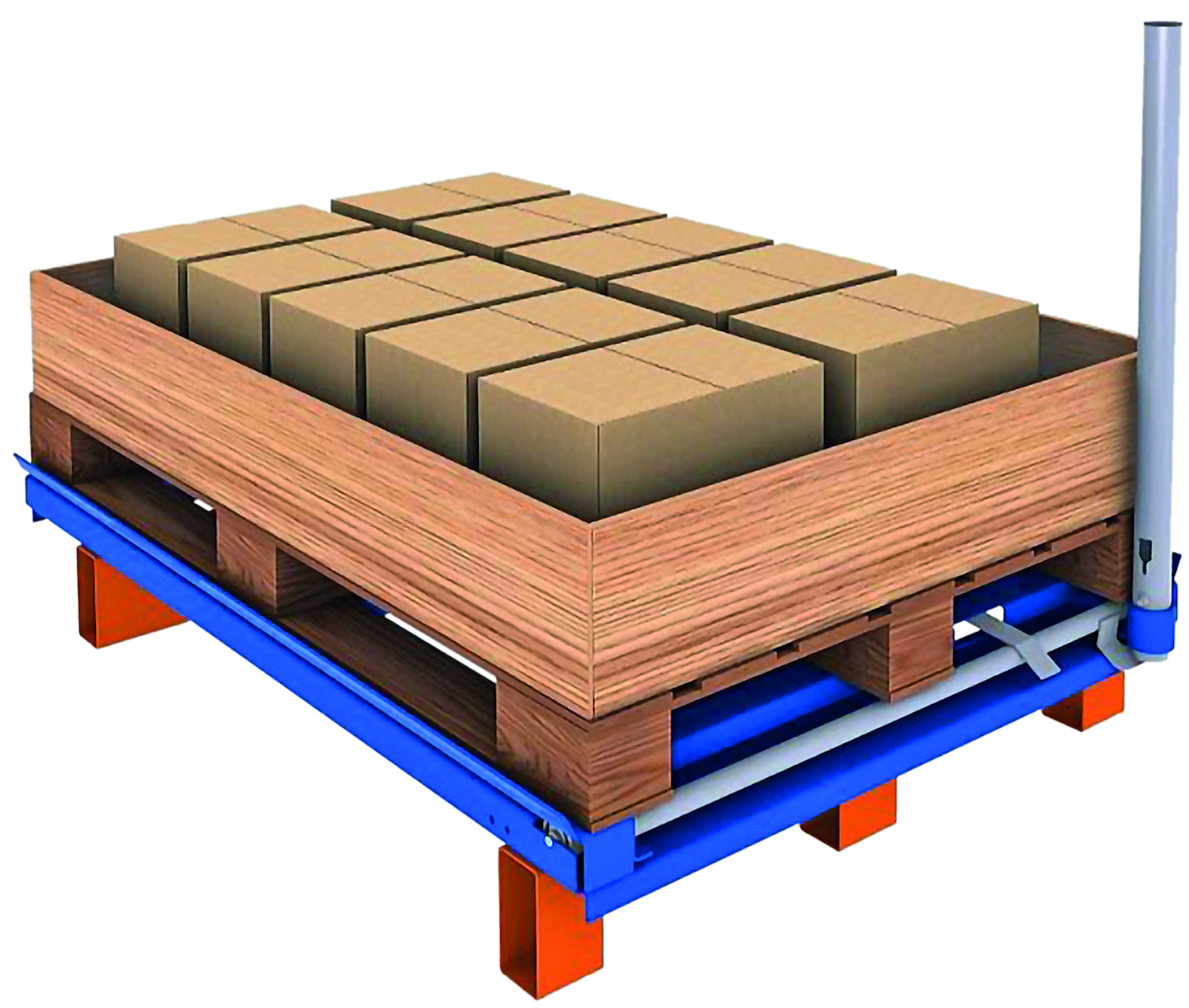Palettenregalauszug-Bodenebene Teleskopauszug für Palettenregale