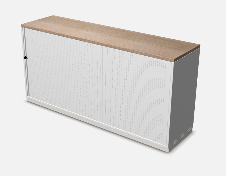 Querrollladenschrank links schließend
