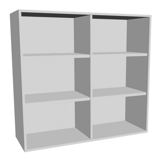Aufsatz-Schrankregal 3  Ordnerhöhen 1200mm breit Serie dataline