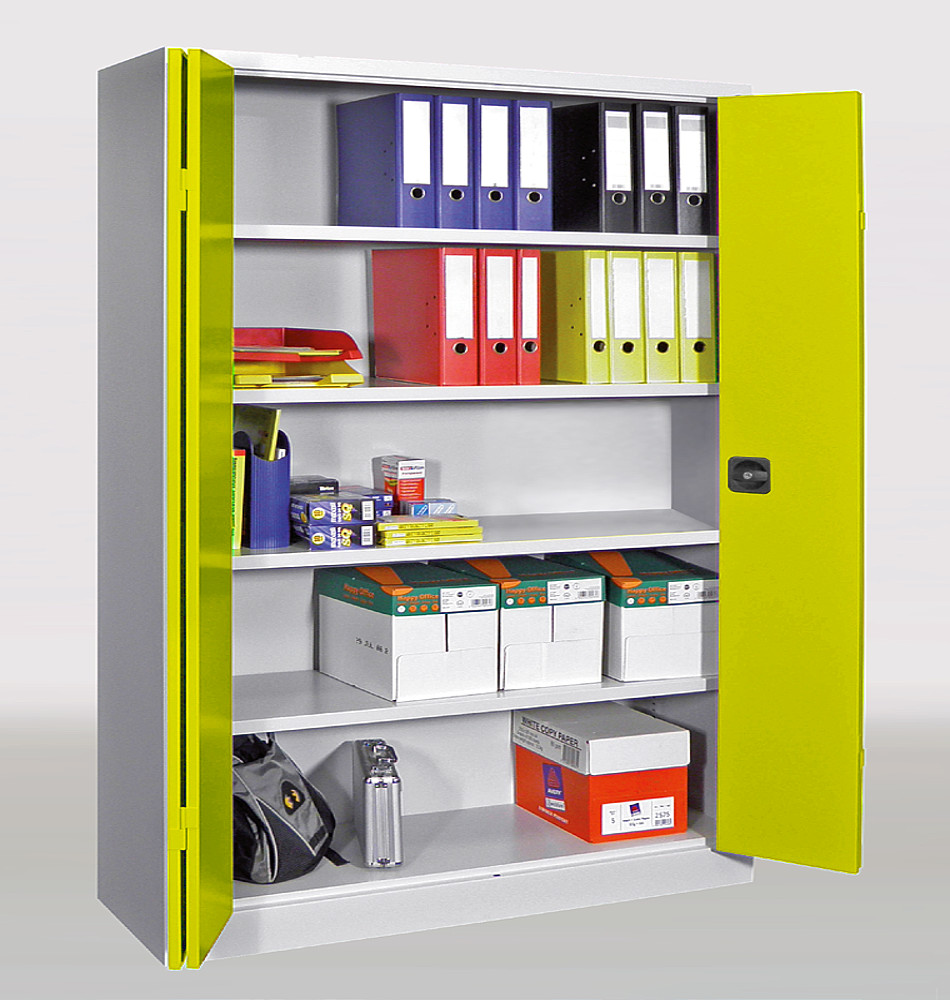Großvolumen-Falttürenschrank mit 4 Böden
