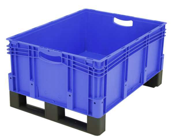 138-2529AJSOmGq1RwZDj Euro-Stapelbehälter XL, 127 l, mit doppeltem Boden und Kufe, bis 200 kg belastbar, 600x800x420mm