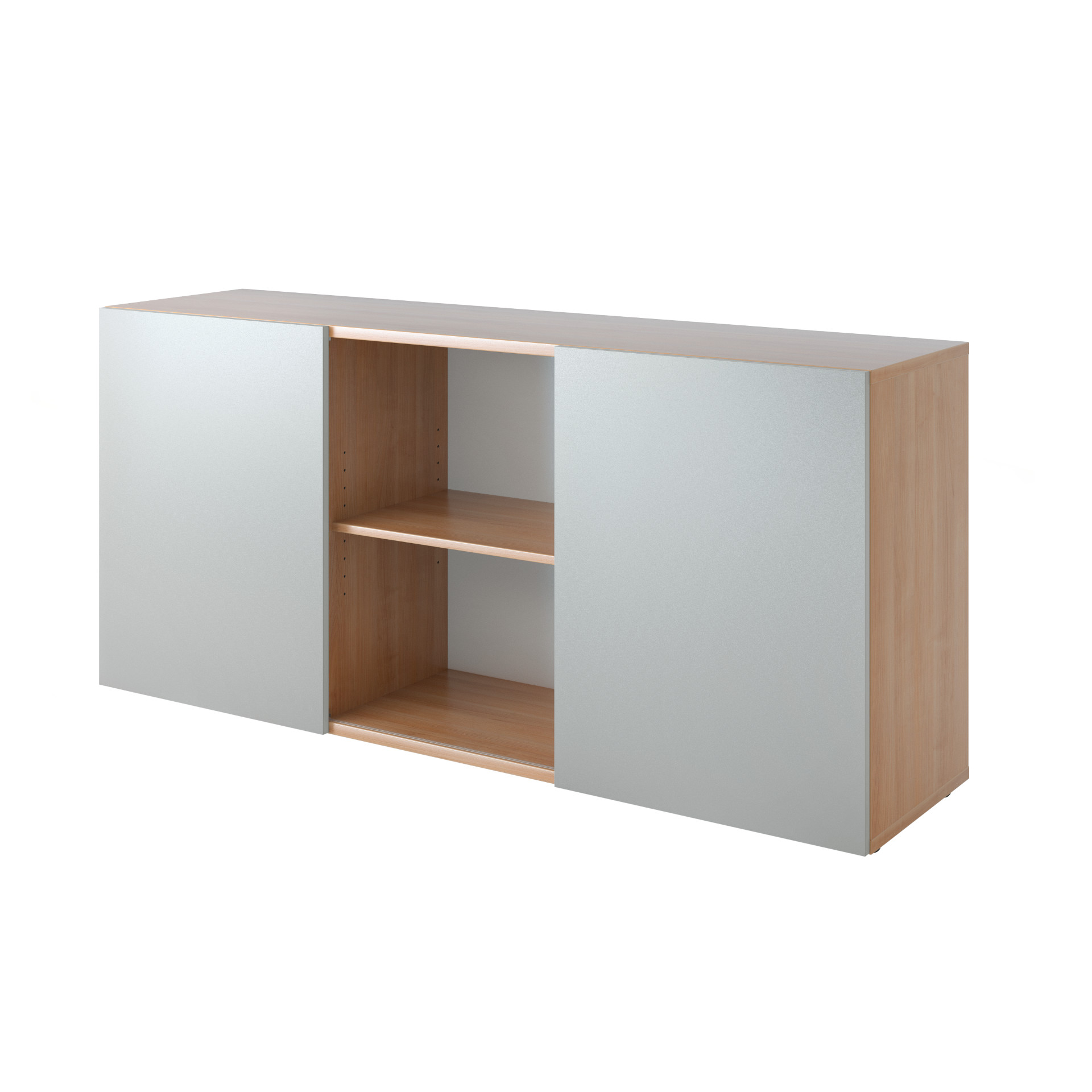 Sideboard mit Schwebetüren, 1600x420x748mm, Serie orga