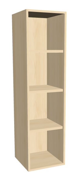 Aufsatz-Schrankregal 4  Ordnerhöhen 400mm breit Serie dataline