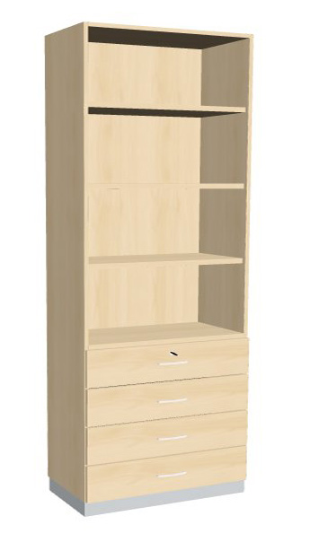 Kombischrank-18 Breite 1000mm Serie dataline