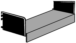 126-0720-33mfO3r9G98zg9K Sockelboden 1000x500mm lichtgrau mit Seitenstützen Serie K 70-BV