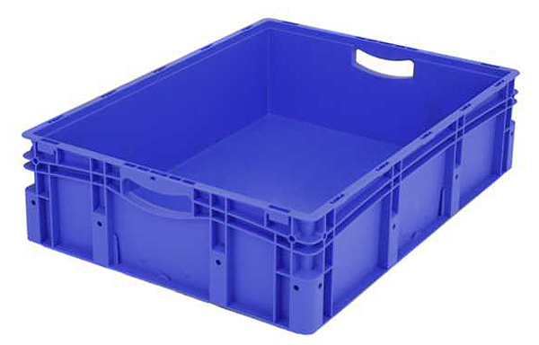 138-2495VUuc2vxBxttPz Euro-Stapelbehälter XL, 91 l, mit Standardboden, bis 60 kg belastbar, 600x800x220mm