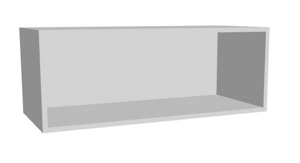 Aufsatz-Schrankregal 1 Ordnerhöhe 1000mm breit Serie dataline