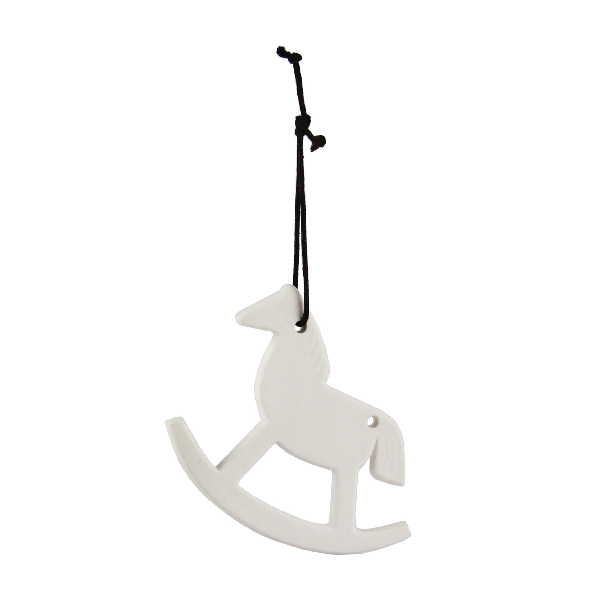 Kaheku Anhänger Sutil Schaukelpferd weiß