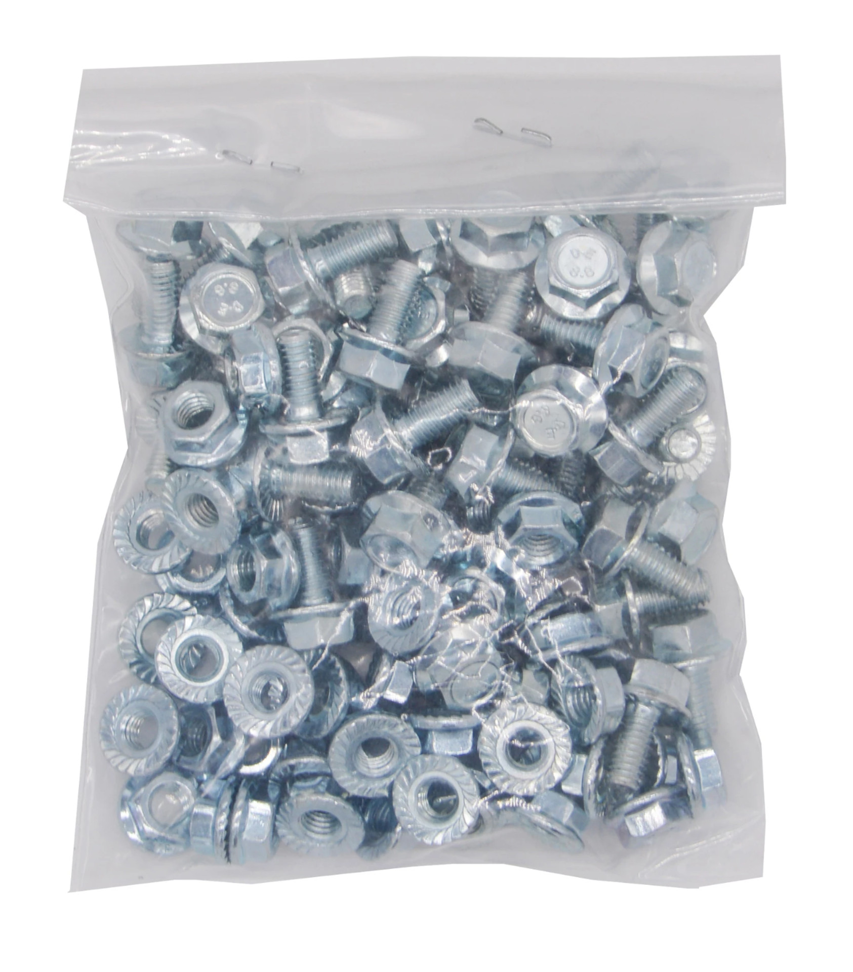 Schulte M6x12 Sechskantschraube Bundmutter mit Sperrverzahnung, VE = 50
