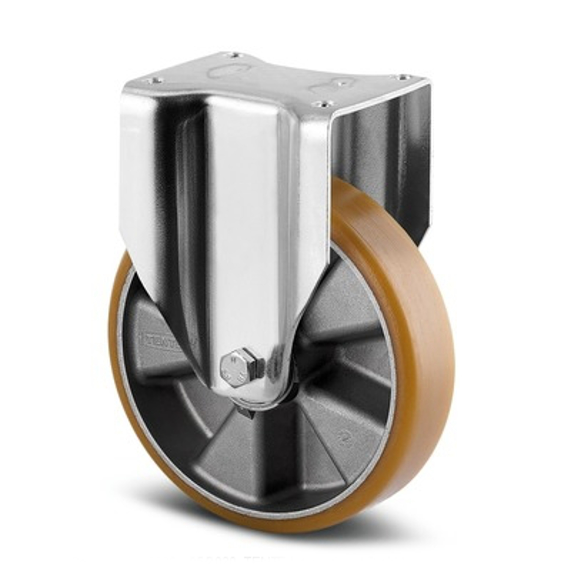 016-0414 Bockrolle Ø 125 x 50mm breit mit Platte