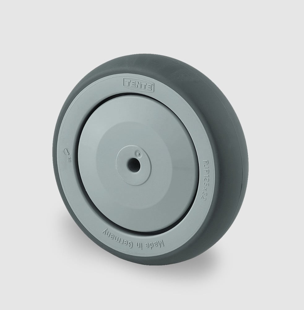 016-0095-00-apparaterolle-rad-tente Rad Achsloch-Ø 8mm Nabenlänge 36,5mm Tragkraft 100 kg