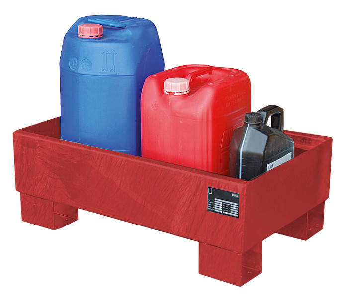 636-0247 Auffangwanne, Auffangvolumen 60 Liter, ohne Gitterrost
