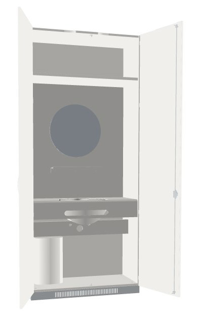 Kombischrank Nasszelle 1000x440x2320mm Serie dataline