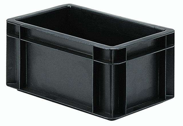 597-0111 Norm-Stapelkasten Typ 6, aus leitfähigem PP, Inhalt 5 Liter