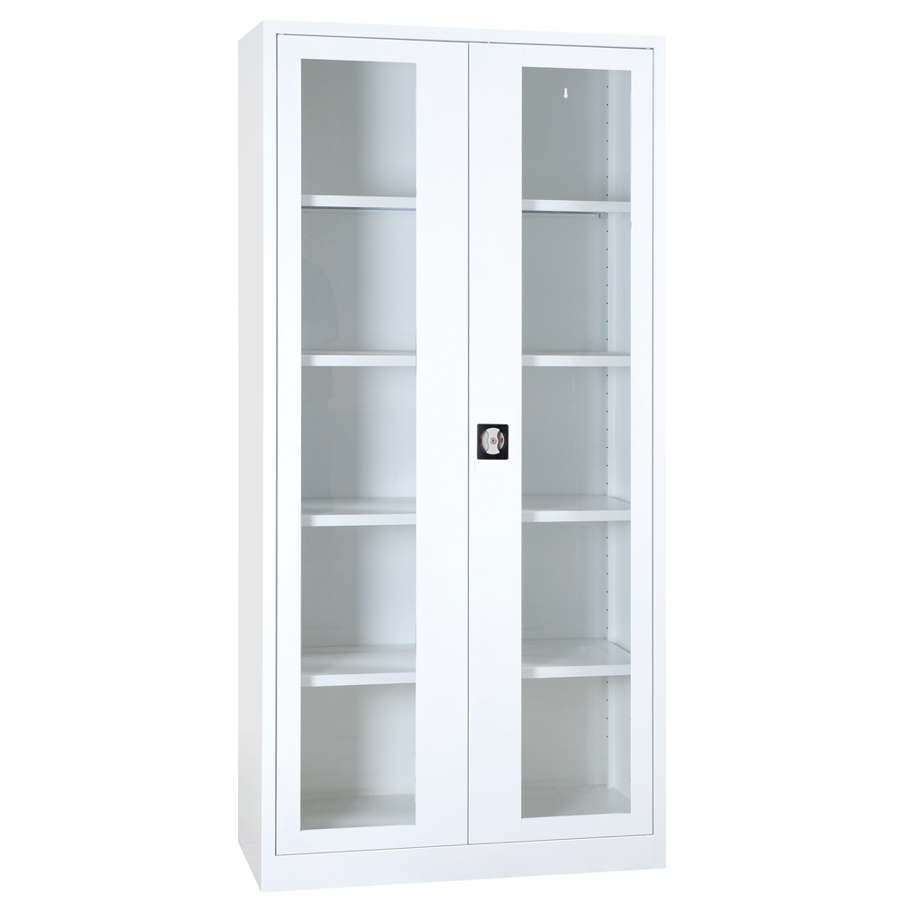 570157 Lüllmann Medizinschrank 5 OH - 925x422x1950mm, signalweiß