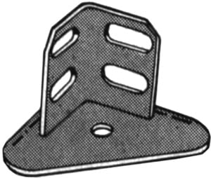 114-0038MfW6oJ7c2NpYf Stahlfuß für Regal-Schraubsystem