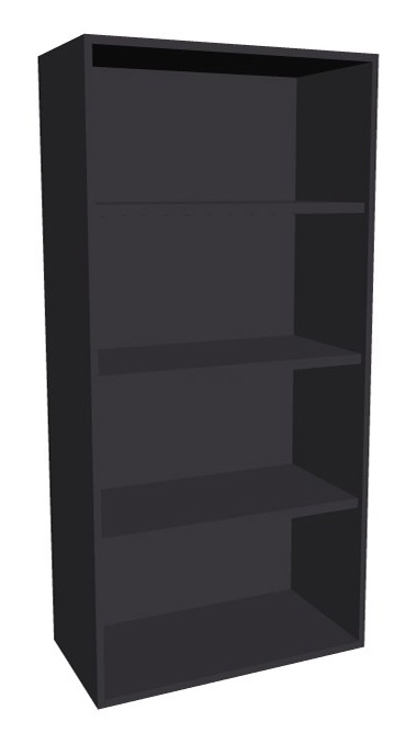 Aufsatz-Schrankregal 4  Ordnerhöhen 600mm breit Serie dataline