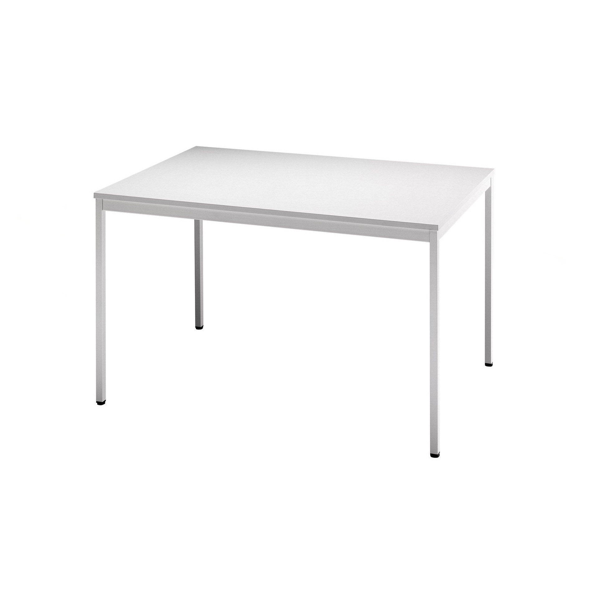 212-0287-00 HAMMERBACHER VVS12/5/5 - Konferenztisch, Platte grau, Tischfüße Vierkantrohr grau, 1200x800x720mm, 26 kg