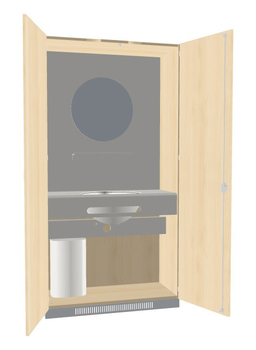 Kombischrank Nasszelle 1000x440x1945mm Serie dataline