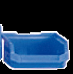 370-0207 Sichtlagerkasten aus blauem Polypropylen
