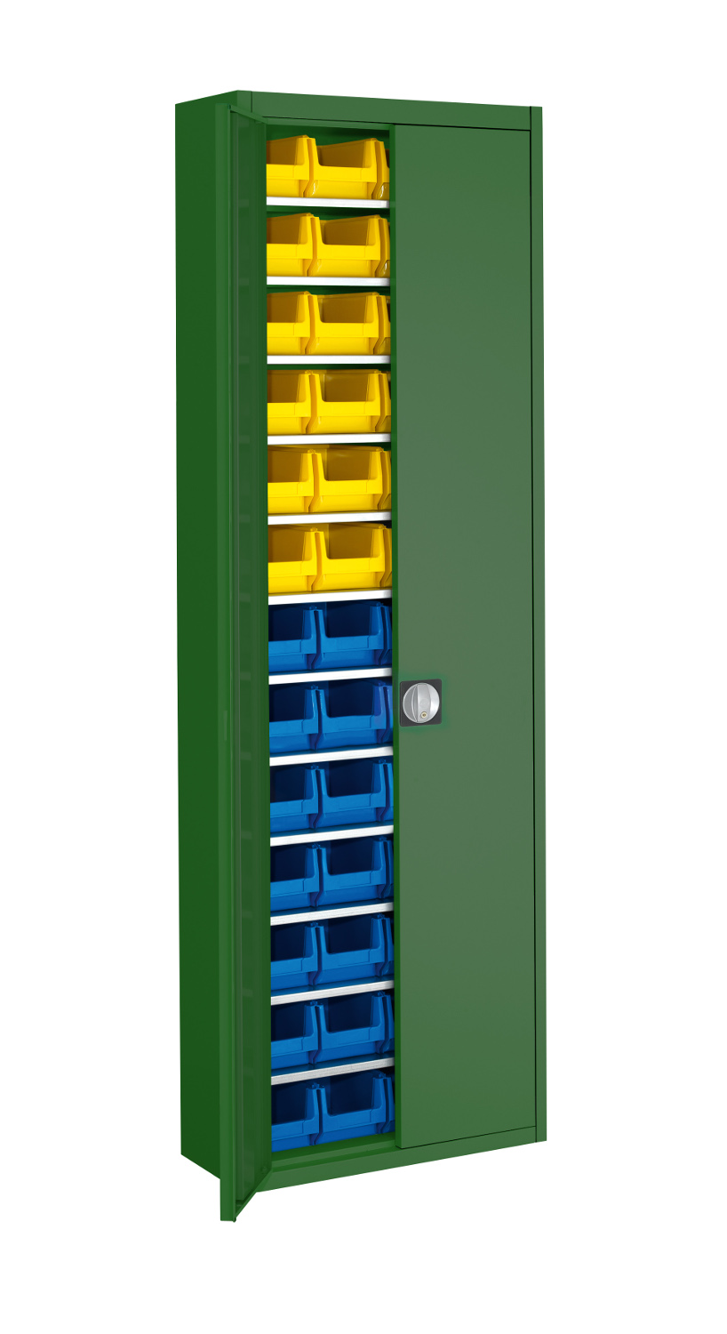 Stahl-Schrank mit Kästen 52 x Gr. 4