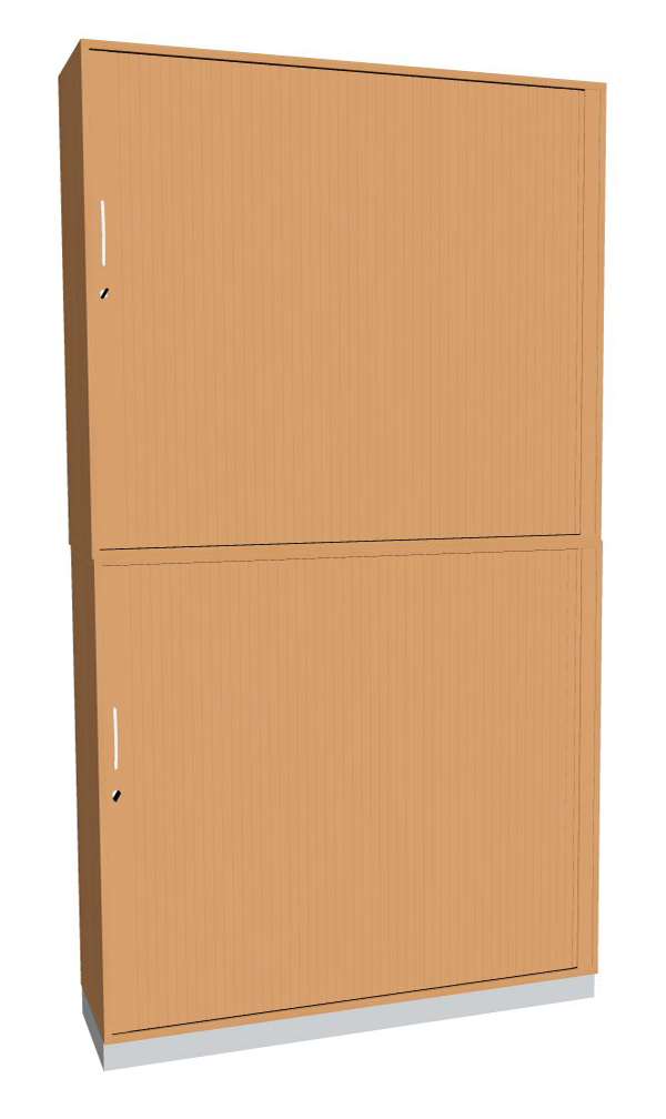 Querrollladenschrank mit 6 Fächern Serie dataline